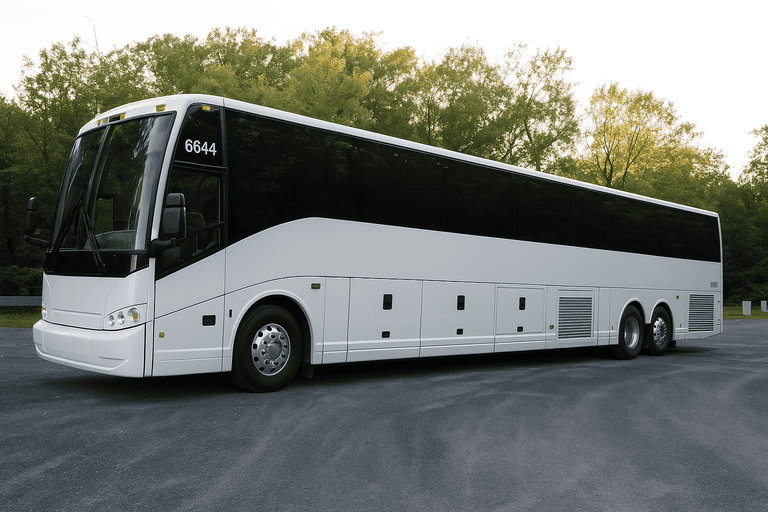 exterior of Medford Coach Bus Service coach bus