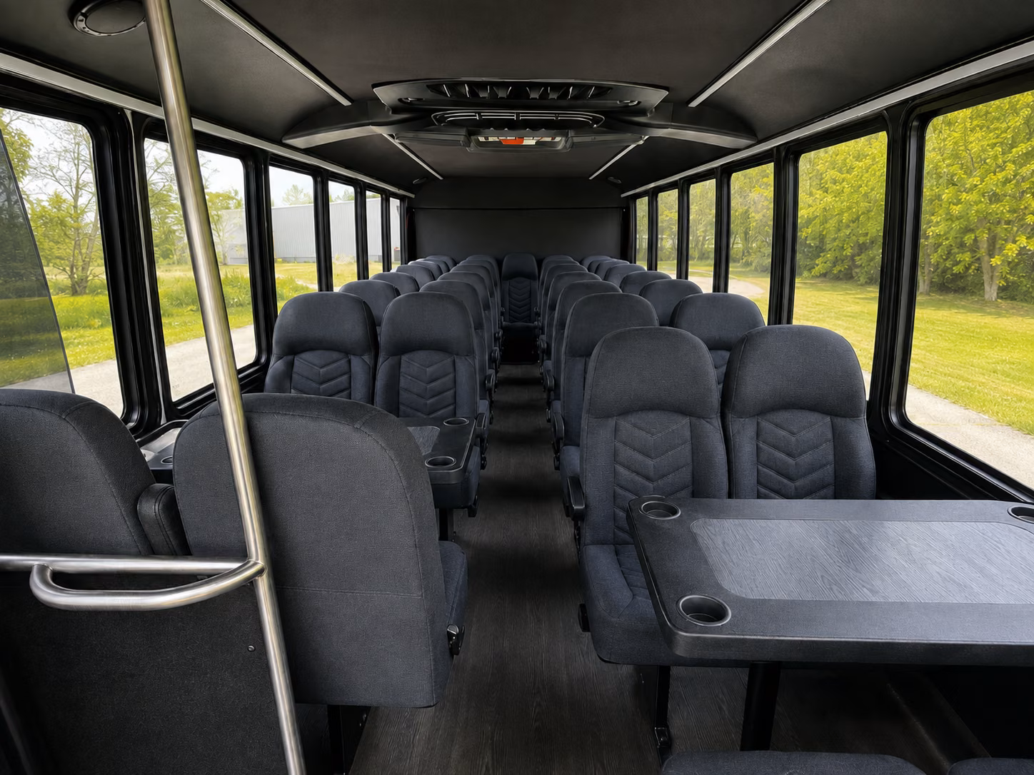 airport transfer buses for wedding guests flying into rogue valley international airport