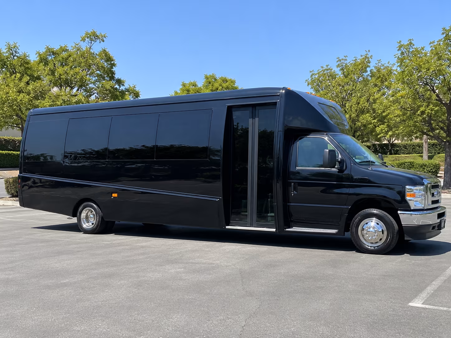 charter buses for large medford prom groups and school organized shuttles