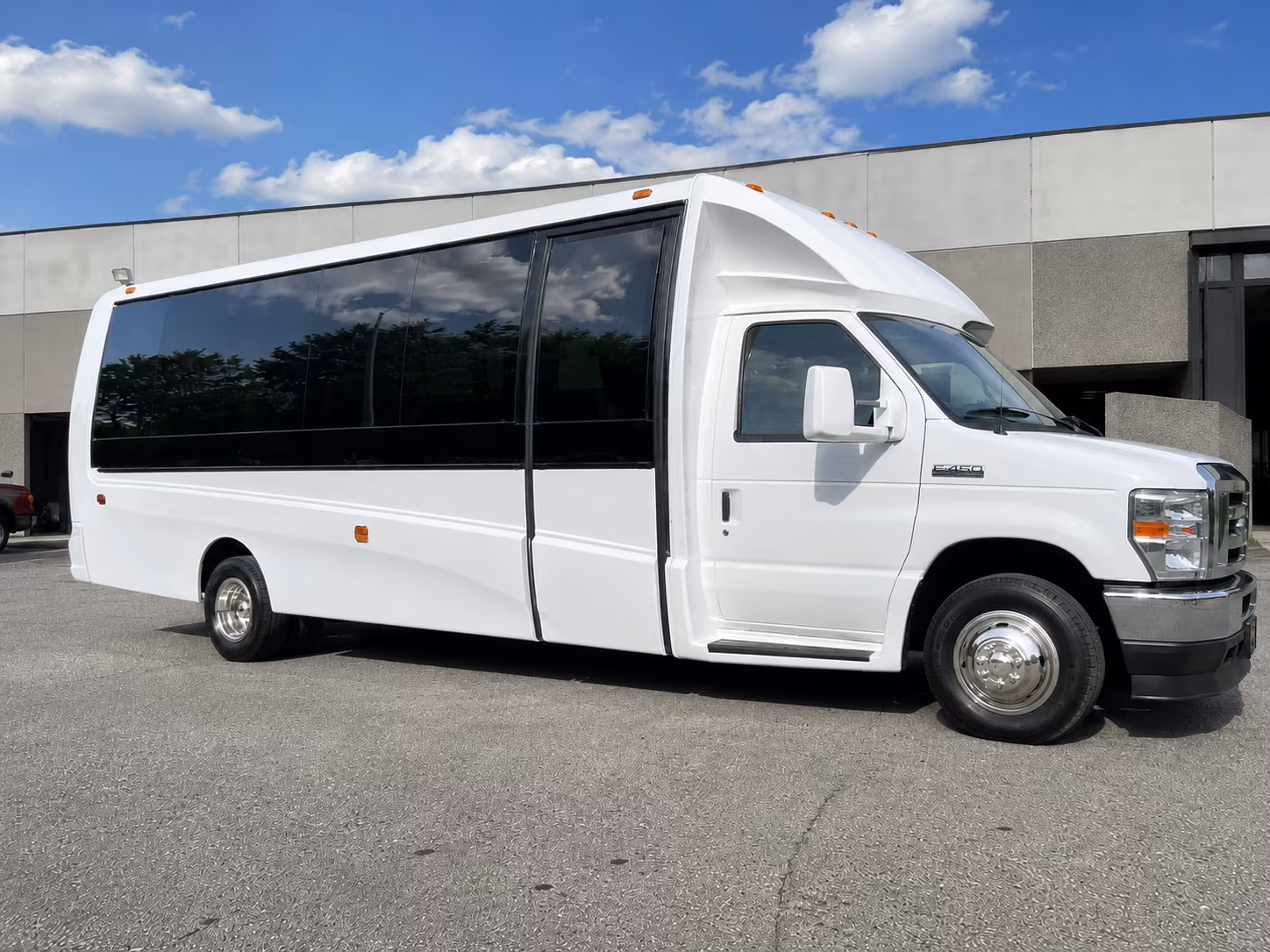 employee shuttle buses for medford business parks and office campuses