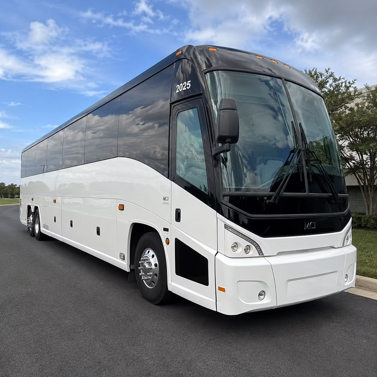 long distance charter buses for medford fans traveling to away games