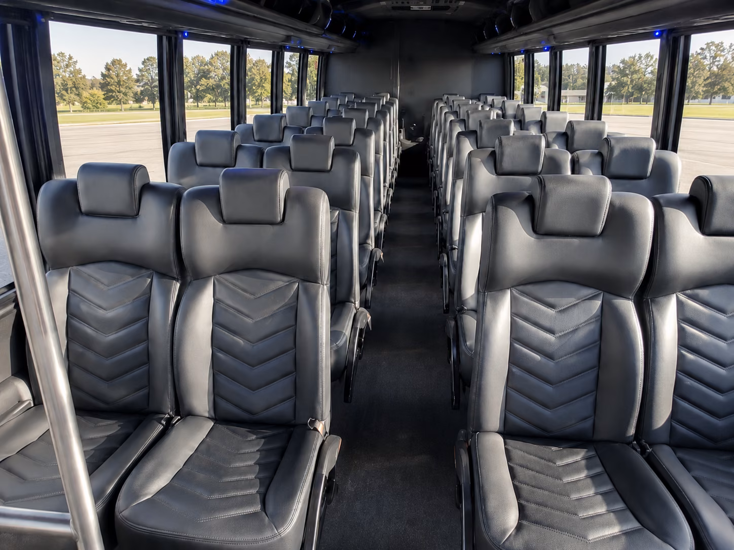 medford 20 passenger minibus inside