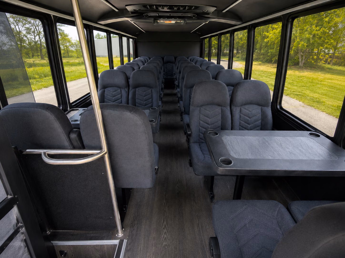 medford 20 passenger minibus interior