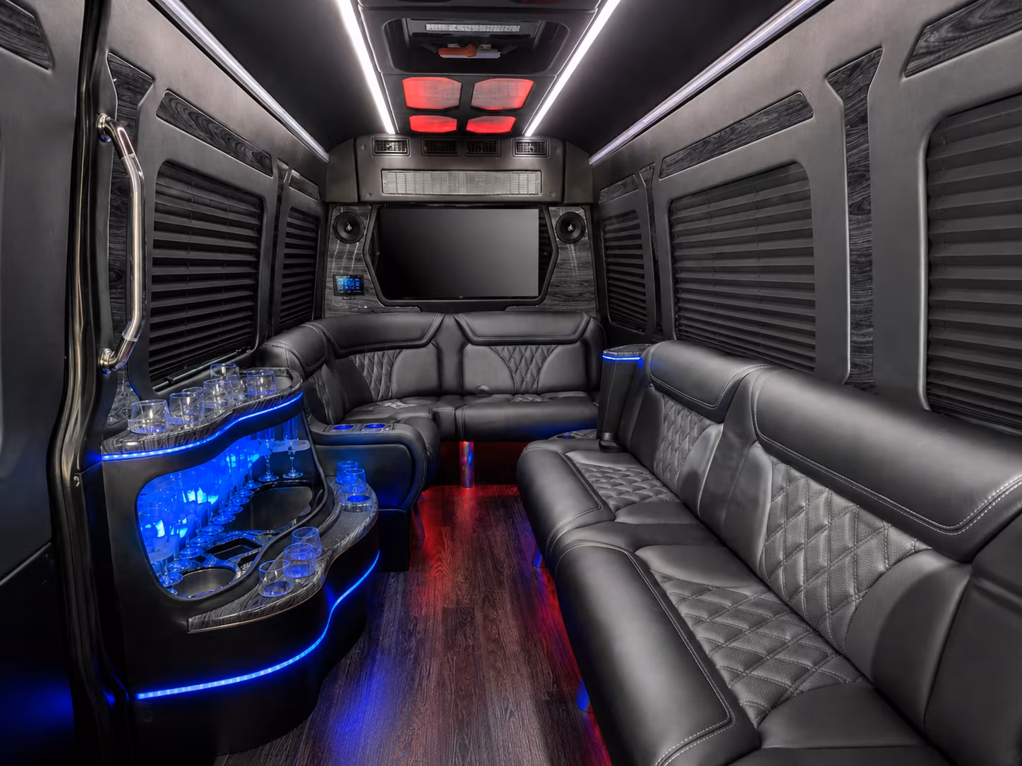 medford 50 passenger party bus