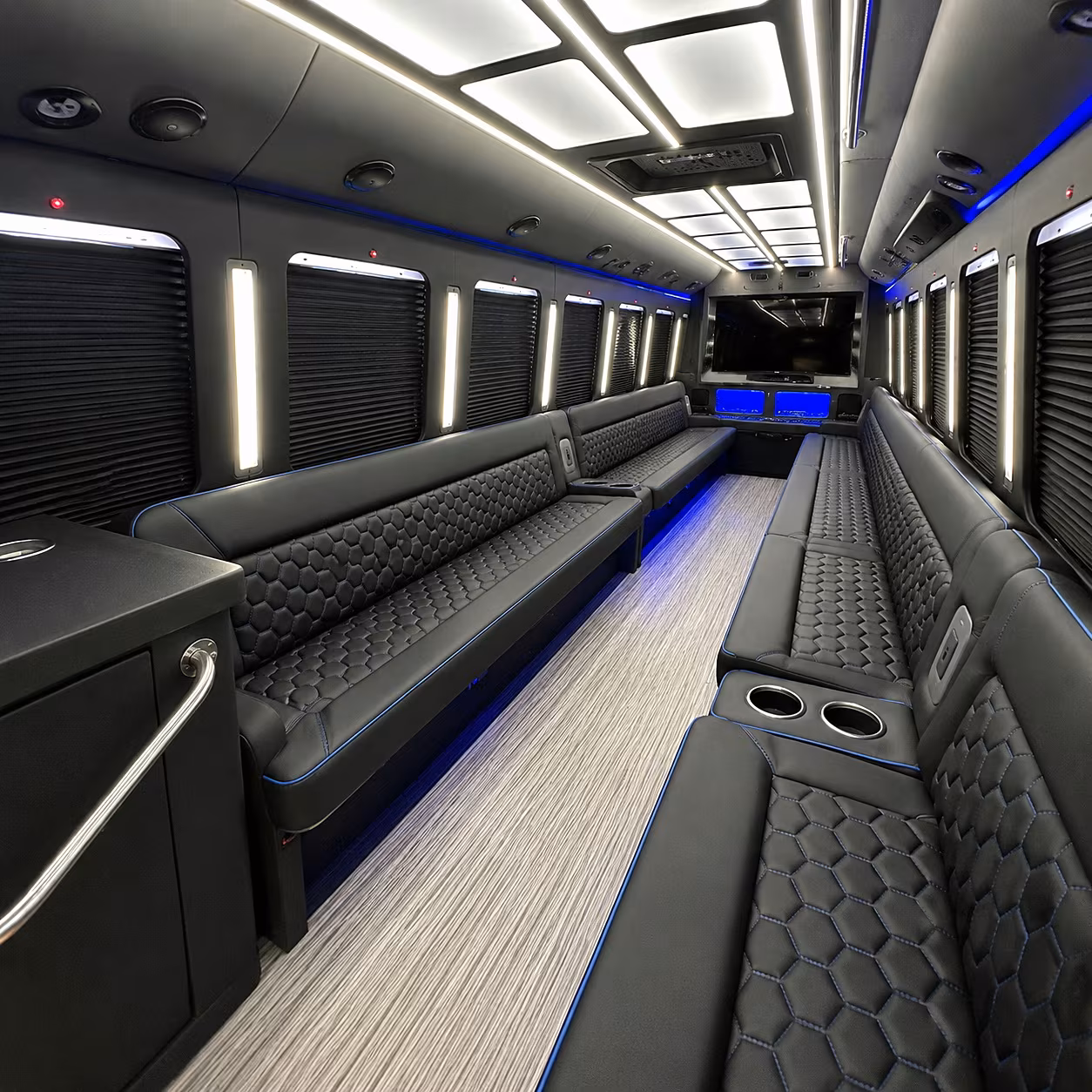 medford party bus inside