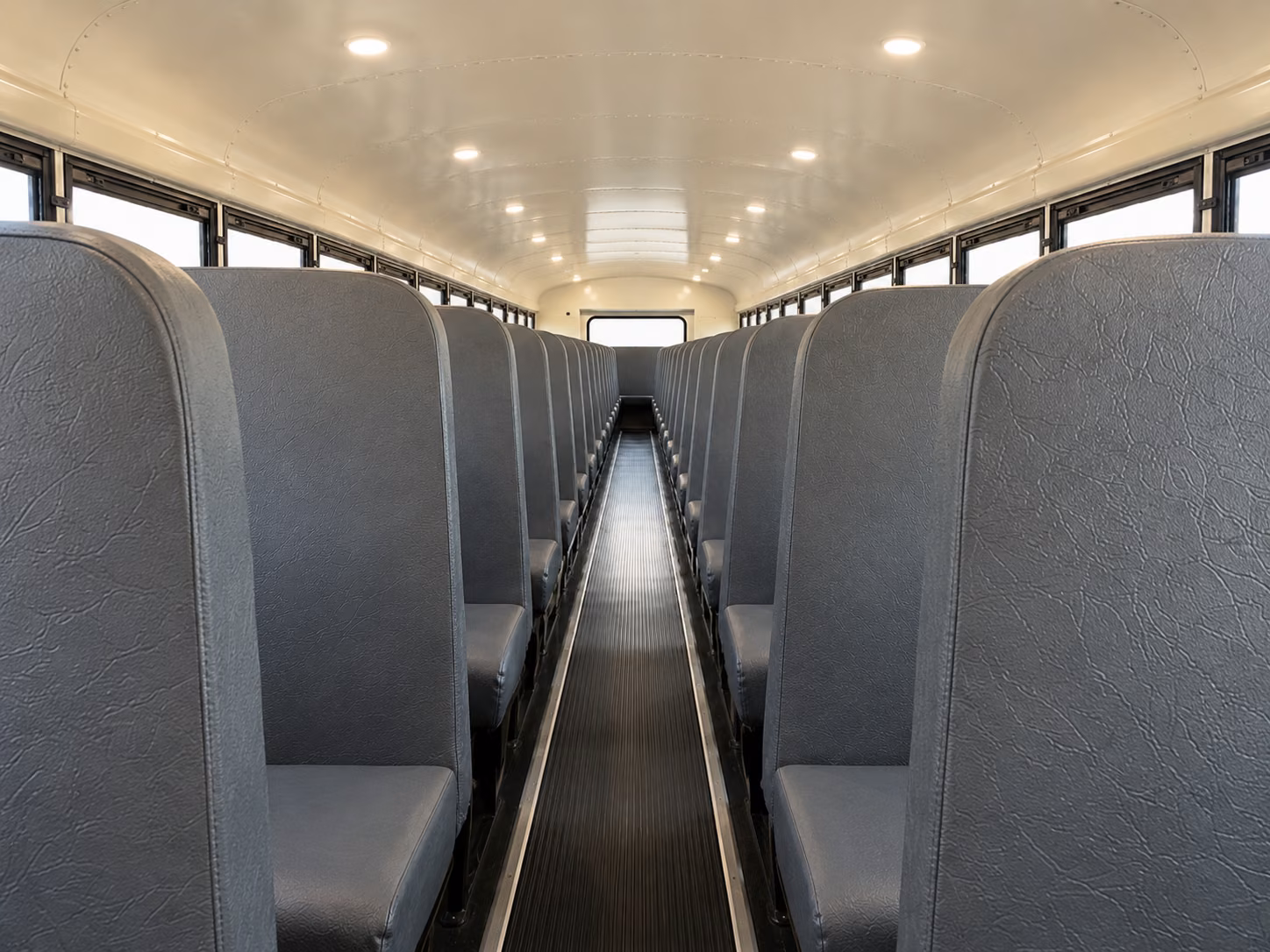 medford school bus inside