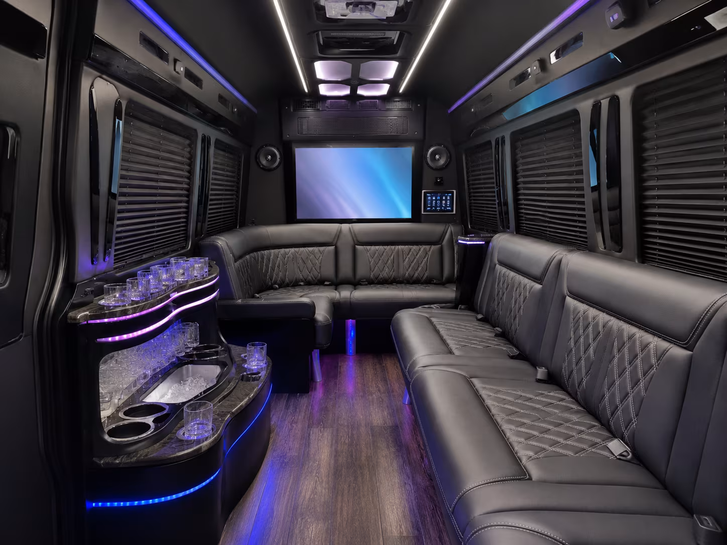 medford sprinter limousine inside